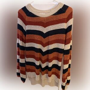 Maurices Multicolor Striped Sweater